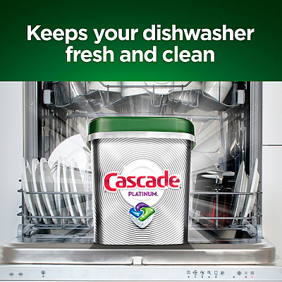 Cascade ActionPacs, Fresh Scent, 34.5 oz, 62 Packs/Bag, 3 Bags/Carton (PGC97726)