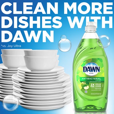 Dawn Ultra Antibacterial Dishwashing Liquid, Apple Blossom, 40 oz Bottle (PGC91093EA)