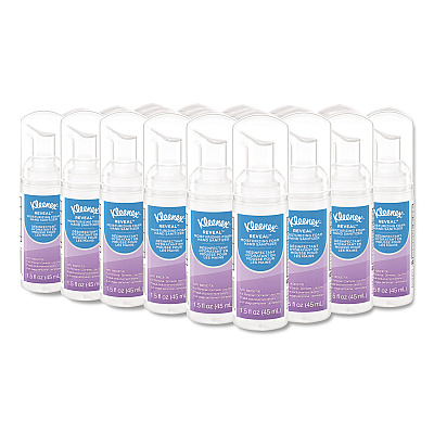 Kleenex Ultra Moisturizing Foam Hand Sanitizer, 1.5 oz Pump Bottle, Unscented (KCC34604EA)