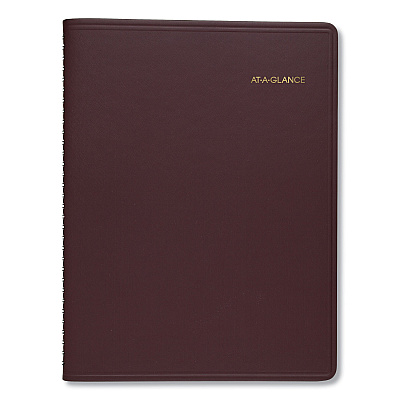 AT-A-GLANCE Monthly Planner, 11 x 9, Winestone Cover, 15-Month: Jan 2026 to Mar 2027 (7026050)