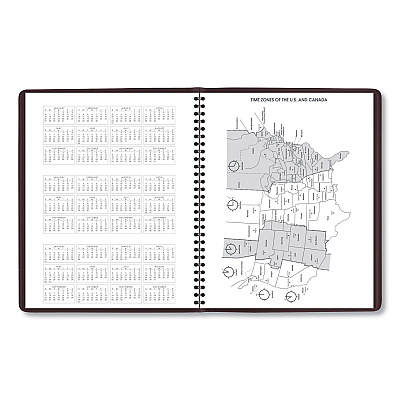 AT-A-GLANCE Monthly Planner, 11 x 9, Winestone Cover, 15-Month: Jan 2026 to Mar 2027 (7026050)