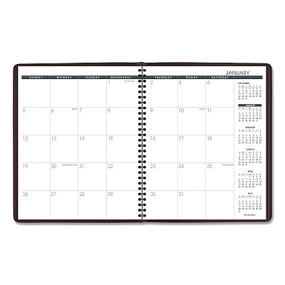 AT-A-GLANCE Monthly Planner, 11 x 9, Winestone Cover, 15-Month: Jan 2026 to Mar 2027 (7026050)