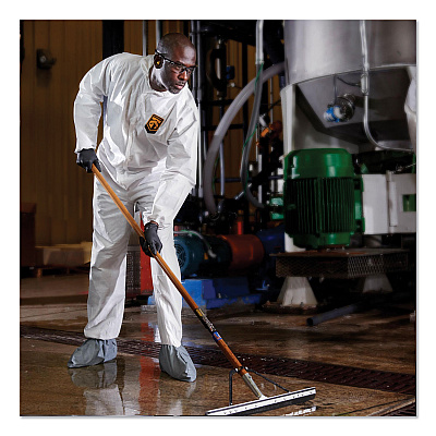 KleenGuard A45 Liquid/Particle Protection Surface Prep/Paint Coveralls, 2X-Large, White, 25/Carton (KCC48975)