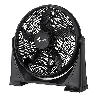 Alera 20" Super-Circulator 3-Speed Tilt Fan, Plastic, Black (ALEFAN203)