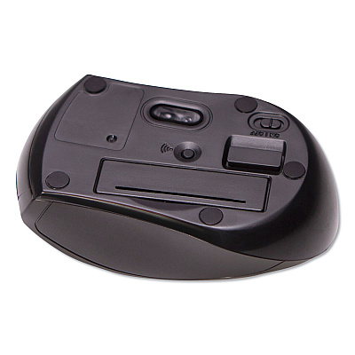 Innovera Compact Mouse, 2.4 GHz Frequency/26 ft Wireless Range, Left/Right Hand Use, Black (IVR62210)