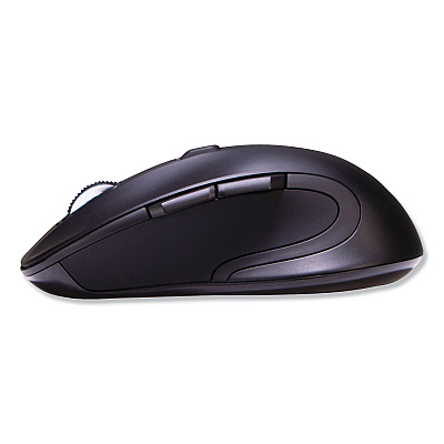 Innovera Hyper-Fast Scrolling Mouse, 2.4 GHz Frequency/26 ft Wireless Range, Right Hand Use, Black (IVR62500)