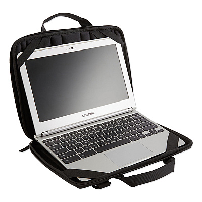 Case Logic Guardian Work-In Case with Pocket, Fits Devices Up to 13.3", Polyester, 13 x 2.4 x 9.8, Black (CLG3203771)