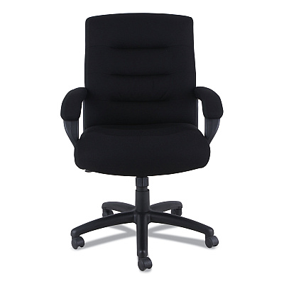 Alera Kesson Series Mid-Back Office Chair, Supports Up to 300 lb, 18.03" to 21.77" Seat Height, Black (ALEKS4210)