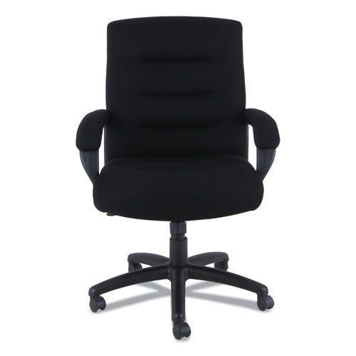 Alera Kesson Series Mid-Back Office Chair, Supports Up to 300 lb, 18.03" to 21.77" Seat Height, Black (KS4210)