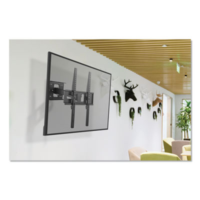 Innovera Full-Motion TV Wall Mount for Monitors 32" to 55", 17.1w x 9.8d x 16.9h (IVR56100)