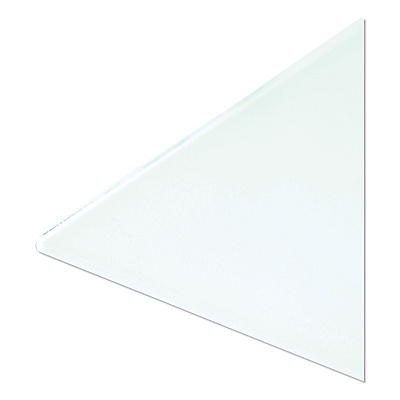 U Brands Floating Glass Dry Erase Board, 35 x 35, White (UBR3976U0001)