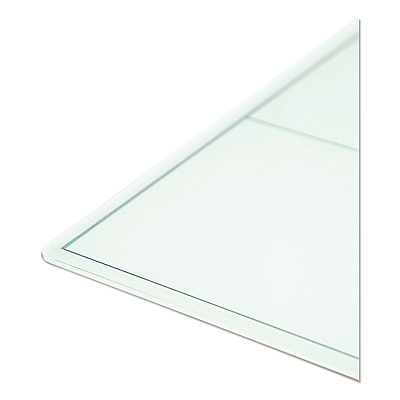 U Brands Floating Glass Dry Erase Undated One Month Calendar, 35 x 23, White (UBR3967U0001)