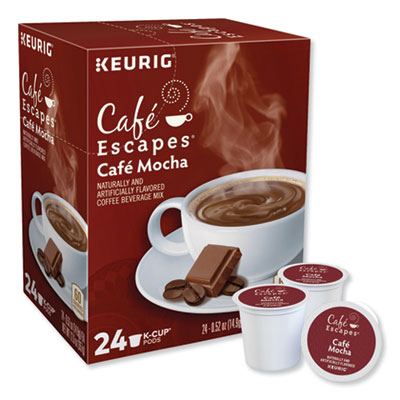 Cafe Escapes Mocha K-Cups, 24/Box, 96/Carton (GMT6803CT)