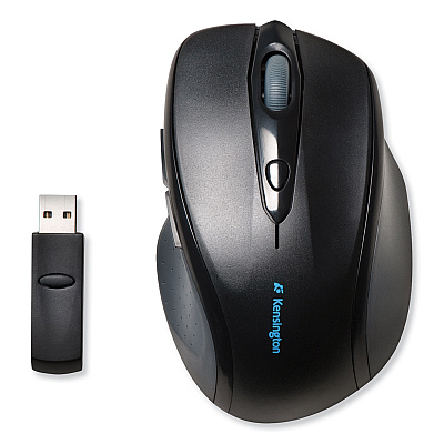 Kensington Pro Fit Full-Size Wireless Mouse, 2.4 GHz Frequency/30 ft Wireless Range, Right Hand Use, Black (KMW72370)