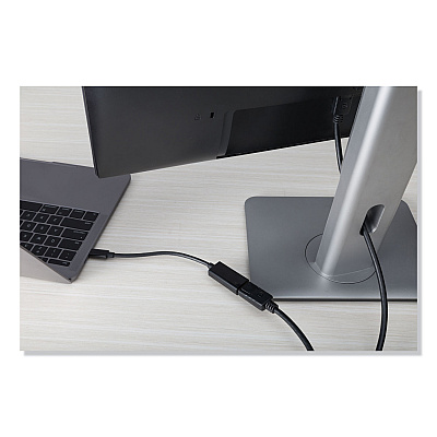 Innovera USB Type-C to DisplayPort Adapter, 6 ft, Black (IVR50020)