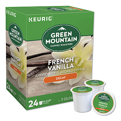 Green Mountain Coffee Roasters Roasters Roasters French Vanilla Decaf Coffee K-Cups, 96/Carton (GMT7732CT)