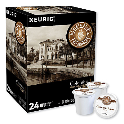 Barista Prima Coffeehouse Colombia K-Cups Coffee Pack, 96/Carton (GMT6613CT)
