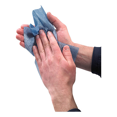 GOJO FAST TOWELS Hand Cleaning Towels, 2-Ply, 7.75 x 11, Fresh Citrus, Blue, 60/Pack, 6 Packs/Carton (GOJ628506)