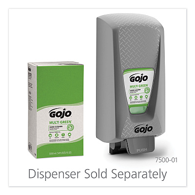 GOJO MULTI GREEN Hand Cleaner Refill, Citrus Scent, 5,000 mL, 2/Carton (GOJ7565)