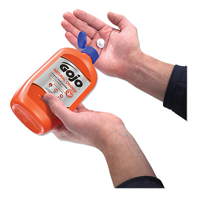 GOJO NATURAL ORANGE Pumice Hand Cleaner, Citrus Scent, 14 oz (GOJ095712EA)