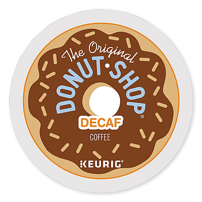 The Original Donut Shop Donut Shop Decaf Coffee K-Cups, 24/Box (DIE7401BX)