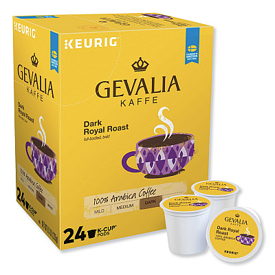 Gevalia Kaffee Dark Royal Roast K-Cups, 24/Box (GMT5470)