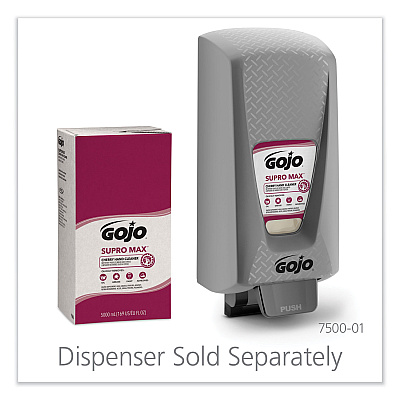 GOJO SUPRO MAX Hand Cleaner Refill, Cherry Scent, 5,000 mL, 2/Carton (GOJ758202)