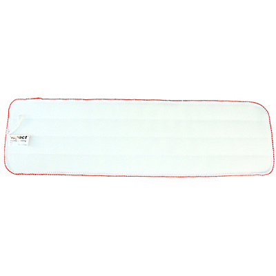 Microfiber Scrubbing Wet Mop 18" Red, Bag Of 12 (LWRS18)