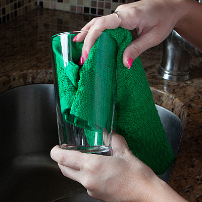 Sc Lucky Embroidered Kitchen Towel 16x26 Clover, Case Of 40 Sets (SC-KT2-CL-CS)