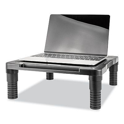 Innovera Single Level Monitor Riser, 13.13" x 13.5" x 4.92" to 7.28", Black (IVR55010)