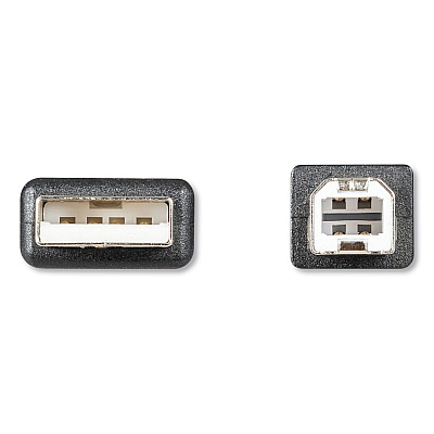 Innovera USB Cable, 10 ft, Black (IVR30005)