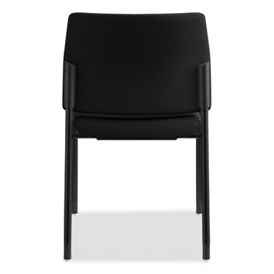 HON Accommodate Series Guest Chair, Fabric Upholstery, 23.25" x 22.25" x 32", Black Seat/Back, Black Base, 2/Carton (HONSGS6NBC10C)