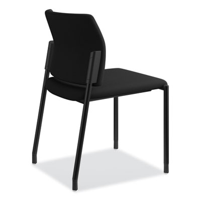 HON Accommodate Series Guest Chair, Fabric Upholstery, 23.25" x 22.25" x 32", Black Seat/Back, Black Base, 2/Carton (HONSGS6NBC10C)