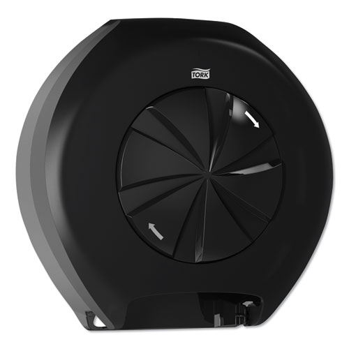 Tork 3 Roll Bath Tissue Roll Dispenser for OptiCore, 14.12 x 6.31 x 14.56, Black (565828)
