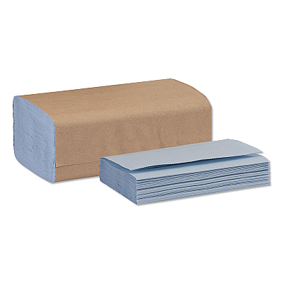 Tork Windshield Towel, 2-Ply, 9.13 x 10.25, Blue, 140/Pack, 16 Packs/Carton (TRK192122)