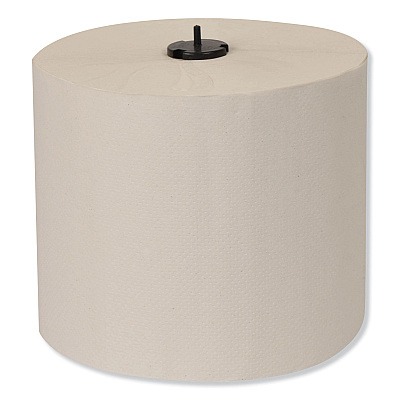 Tork Basic Paper Wiper Roll Towel, 1-Ply, 7.68" x 1,150 ft, White, 4 Rolls/Carton (TRK291370)