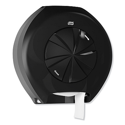 Tork 3 Roll Bath Tissue Roll Dispenser for OptiCore, 14.12 x 6.31 x 14.56, Black (TRK565828)