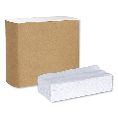 Tork Universal Dinner Napkins, 1-Ply, 15" x 17", 1/8 Fold, White, 3000/Carton (TRKN5181A)