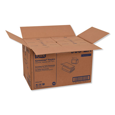 Tork Xpressnap Interfold Dispenser Napkins, 1-Ply, 13 X 8.5, Natural, 500/pack, 12 Packs/carton (TRK908EX)