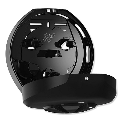Tork 3 Roll Bath Tissue Roll Dispenser for OptiCore, 14.12 x 6.31 x 14.56, Black (TRK565828)