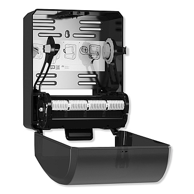 Tork Mechanical Hand Towel Roll Dispenser, H71 System, 12.32 x 9.32 x 15.95, Black (TRK772728)