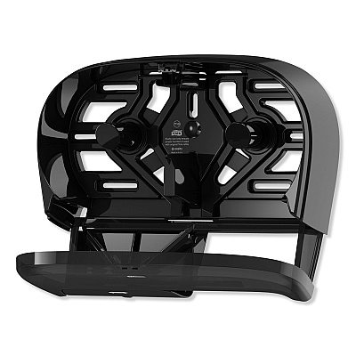 Tork High Capacity Bath Tissue Roll Dispenser for OptiCore, 16.62 x 5.25 x 9.93, Black (TRK565528)
