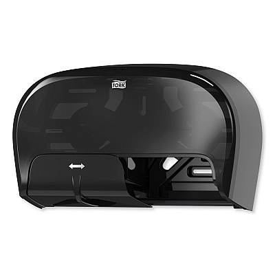 Tork High Capacity Bath Tissue Roll Dispenser for OptiCore, 16.62 x 5.25 x 9.93, Black (TRK565528)