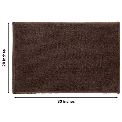 Sloppy Chef Accent Rug 20x30 Brown, 1 Each (PNP-JKT-20X30-BR)