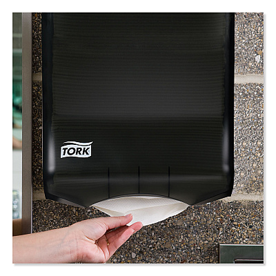 Tork Folded Towel Dispenser, 11.75 x 6.25 x 18, Smoke (TRK73TR)
