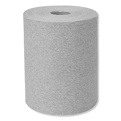 Tork Industrial Cleaning Cloths, 1-Ply, 12.6 x 10, Gray, 500 Wipes/Roll (TRK520337)