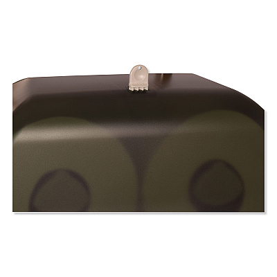 Tork Twin Jumbo Roll Bath Tissue Dispenser, 19.29 x 5.51 x 11.83, Smoke/Gray (TRK56TR)