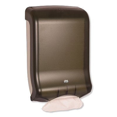 Tork Folded Towel Dispenser, 11.75 x 6.25 x 18, Smoke (TRK73TR)