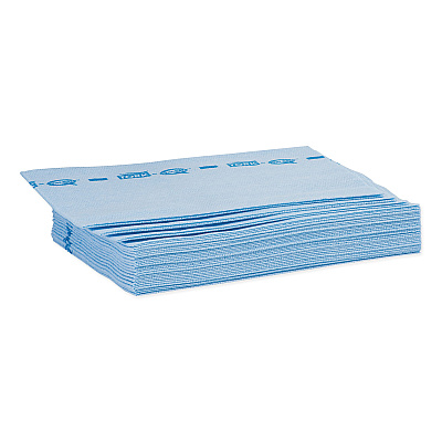 Tork Foodservice Cloth, 13 x 21, Blue, 150/Carton (TRK192196)