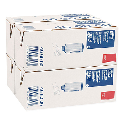 Tork Foam Skincare Manual Dispenser, 1 L Bottle; 33 oz Bottle, 4.25 x 4.25 x 11.38, Stainless Steel (TRK466000)